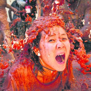 Tomatina, a colorear el verano