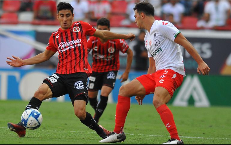 Necaxa y Xolos regalaron un partido entretenido con anotaciones que comenzaron desde temprano. AFP/V. Cruz