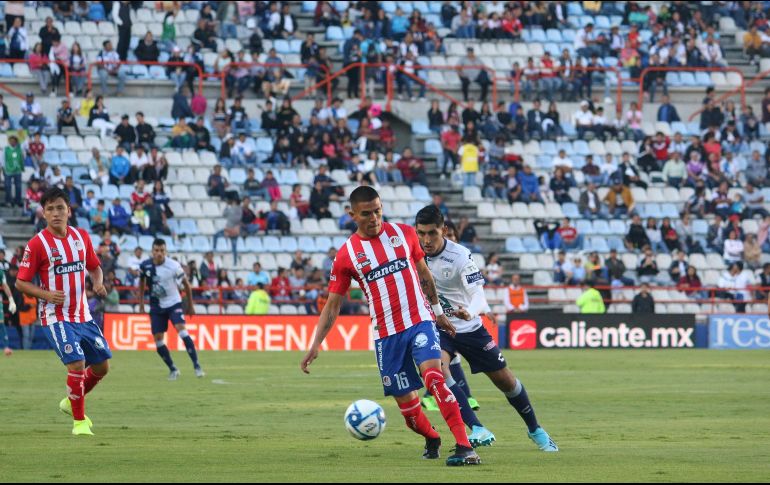 Con este resultado, los potosinos llegaron a once unidades, en tanto los Tuzos se quedaron con ocho. EFE/D. Martínez