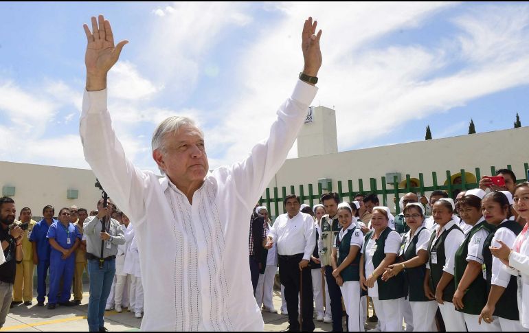 Está previsto que López Obrador rinda su Primer Informe de Gobierno a las 11:00 horas. NTX / ARCHIVO