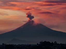 La Cenapred informa que el Semáforo de Alerta Volcánica permanece en Amarillo Fase 2. NTX / ARCHIVO