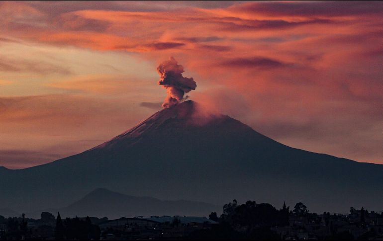 La Cenapred informa que el Semáforo de Alerta Volcánica permanece en Amarillo Fase 2. NTX / ARCHIVO