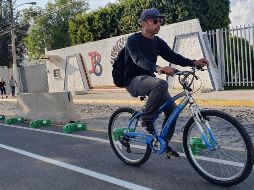 El tramo ciclista conecta avenida Federalismo con la Biblioteca Pública “Juan José Arreola”. EL INFORMADOR / J. Armendáriz