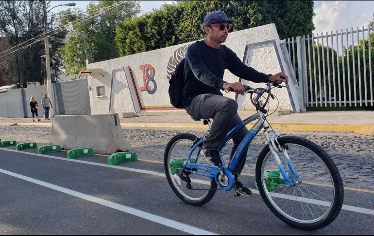El tramo ciclista conecta avenida Federalismo con la Biblioteca Pública “Juan José Arreola”. EL INFORMADOR / J. Armendáriz