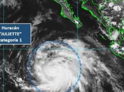 Se prevé que este martes se convierta en huracán categoría 2. TWITTER / Conagua_clima