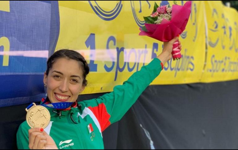 Mariana se ha convertido en la pentatleta estrella de México, razón por la que representará al país en los próximos Juegos Olímpicos. NTX / ESPECIAL