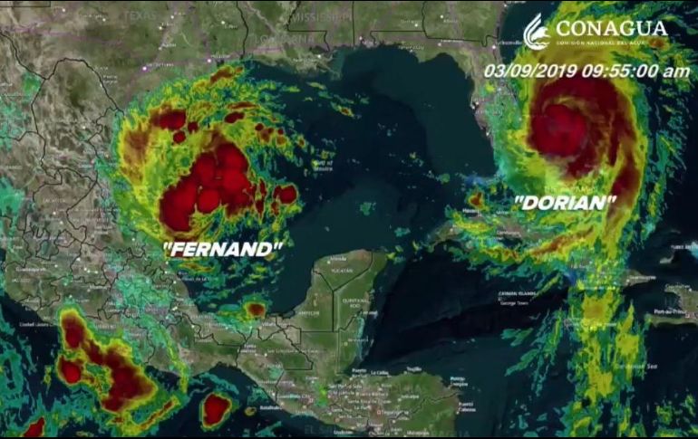 Se espera que la tormenta tropical toque tierra en Tamaulipas mañana. ESPECIAL