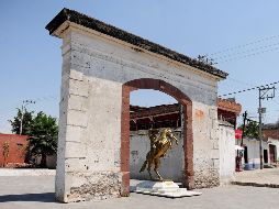 La escultura de Emiliano Zapata en el luger en el que fue asesinado, en Chinameca. EFE/ARCHIVO