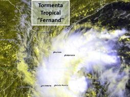 Imagen de los desprendimientos nubosos de 