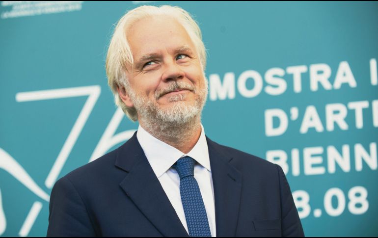 El histrión presenta “45 seconds of laughter” fuera de competencia en el Festival de Cine de Venecia. AP