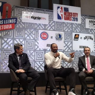 Presentan partidos de la NBA en México