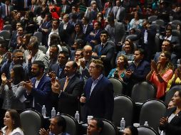 Aspectos de la sesión de hoy en la Cámara de Diputados. SUN/B. Fregoso