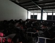 Debido a esto, los alumnos entran una hora después y salen dos horas antes del horario habitual. Cortesía / Secundaria Estatal Número 10 República Italiana