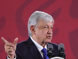 López Obrador dijo hoy que no puede haber un juicio sumario al empresario. EFE/S. Gutiérrez