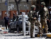 Dos militares de la misión de la OTAN Resolute Support, un rumano y un estadounidense, figuran entre las víctimas mortales, indican en un comunicado. EFE/H. Amid