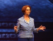 Gilliard ofreció una conferencia donde compartió con jóvenes algunos consejos para que estos puedan desarrollar una vida acorde con las metas que se han propuesto y narró sus propios orígenes como hija de migrantes galeses en Australia. EL INFORMADOR/ J. Armendáriz