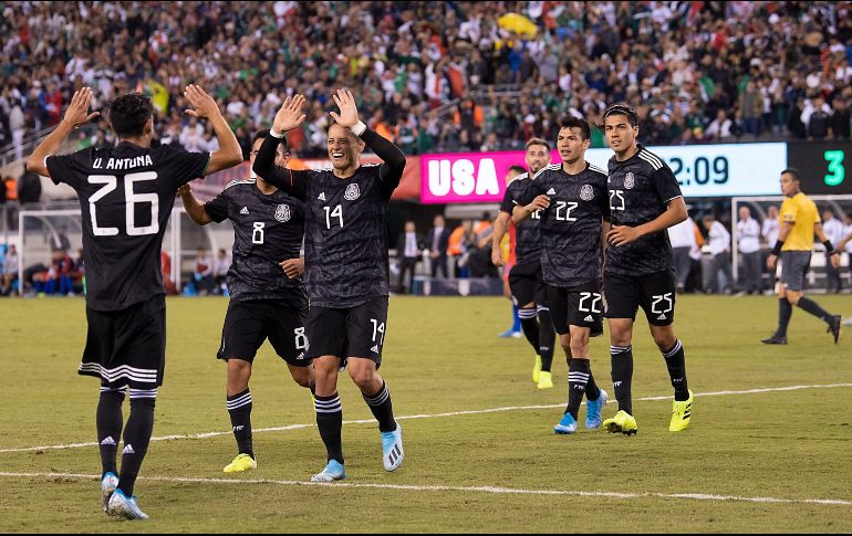Uriel Antuna (#26) marcó al minuto 82 el tercer gol para México. IMAGO7 / E. Espinosa