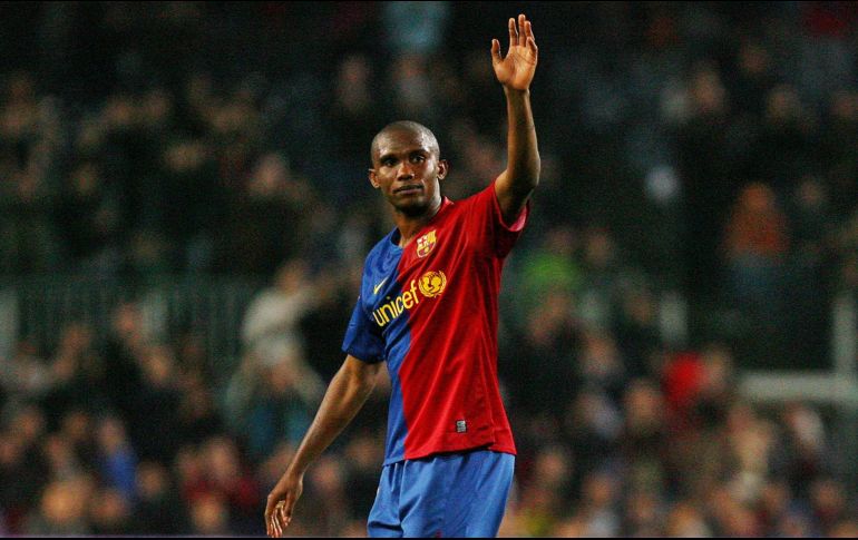 Entre muchos equipos, Samuel Eto’o defendió los colores del Barcelona en España. AFP/J. Lago