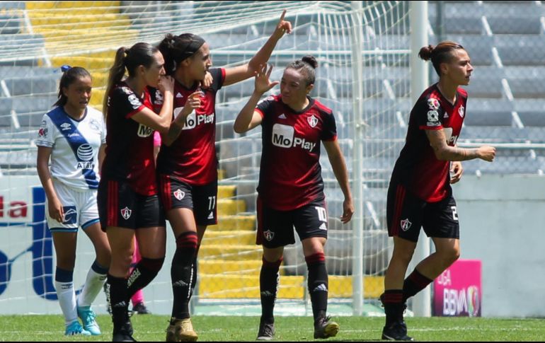 El Atlas femenil ocupa el tercer lugar en la tabla del Apertura 2019. IMAGO7/F. Meza