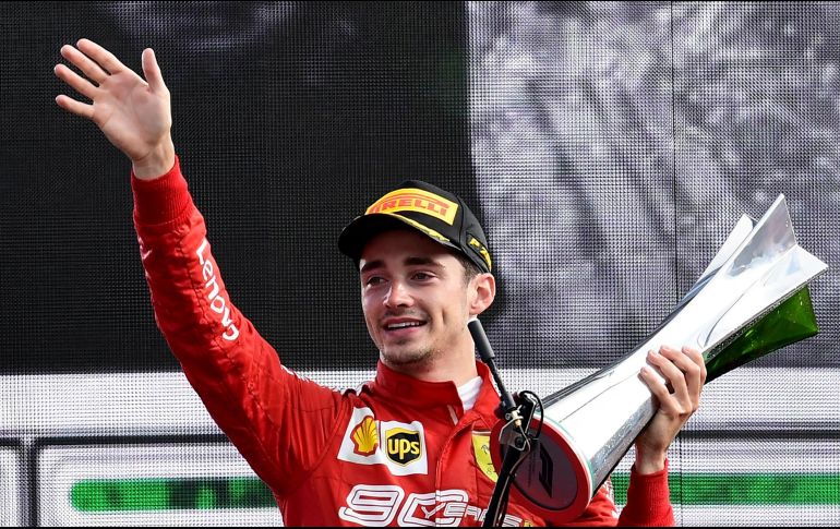 Leclerc había conseguido el domingo de la pasada semana su primera victoria en la Fórmula 1. AFP / M. Medina