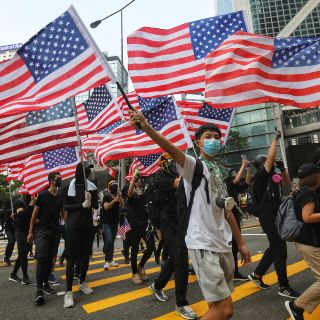 Manifestantes de Hong Kong piden apoyo a EU