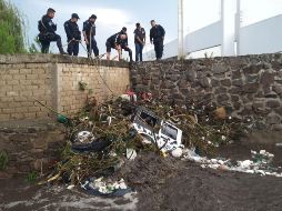 Esta mañana el ayuntamiento de Tlajomulco confirmó el hallazgo de un tercer cuerpo, sin embargo se desconoce su identidad al momento. ESPECIAL/