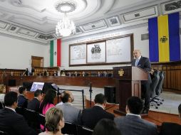 Durante su primer informe, Ismael del Toro dijo que ya se han invertido 184 millones de pesos en patrullas. ESPECIAL/Gobierno de Guadalajara