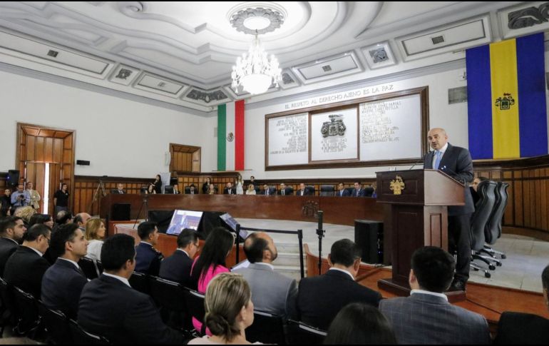 Durante su primer informe, Ismael del Toro dijo que ya se han invertido 184 millones de pesos en patrullas. ESPECIAL/Gobierno de Guadalajara