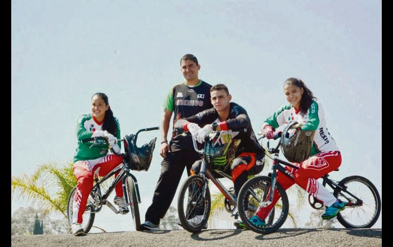 La modalidad de ciclismo BMX vio los primeros pasos de Ruiz como entrenador. CONADE