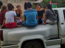 La camioneta era utilizada por miembros del colectivo para transportar alimentos y utensilios con fines humanitarios. TWITTER/@LasPatronas_dh