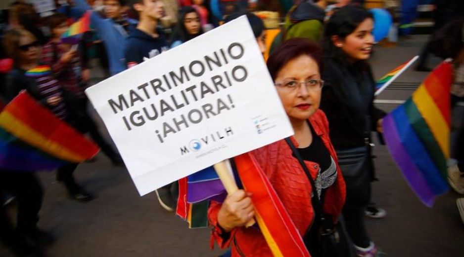 Representantes del Movimiento de Integración y Liberación Homosexual se retiraron de la sesión ya que no se les permitió opinar. TWITTER / @Movilh