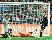 El jugador de la noche triste para México en San Antonio fue Lautaro Martínez, quien hizo tres de los cuatro goles. IMAGO7/E. Espinosa