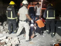 El joven fue trasladado a un puesto de socorros en estado grave. CORTESÍA / BOMBEROS DE ZAPOPAN