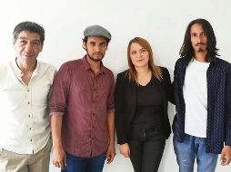 Manolo, Ángelo, Mónica y X. Vázquez, de izquierda a derecha. EL INFORMADOR / J. Pérez