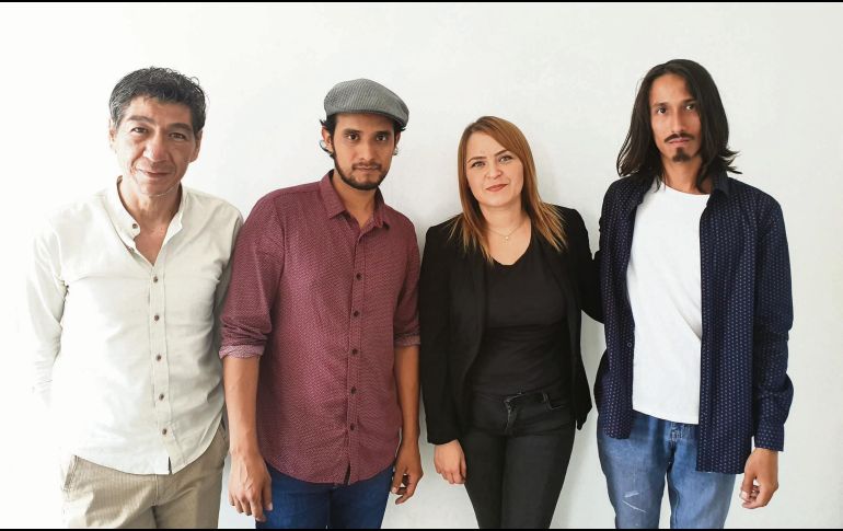 Manolo, Ángelo, Mónica y X. Vázquez, de izquierda a derecha. EL INFORMADOR / J. Pérez