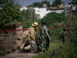 Fue el martes pasado cuando tras un reporte anónimo, elementos de la Policía Estatal y de la Guardia Nacional localizaron varios bultos dentro del predio. EL INFORMADOR / ARCHIVO