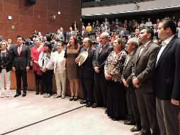 Senadores destacaron la preparación académica y experiencia empresarial de Espino de la Peña. TWITTER/@Cecilia__SG