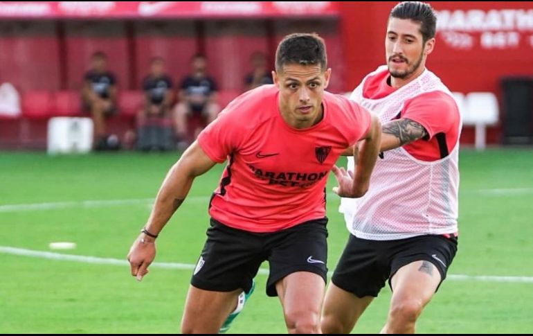 Hernández podría debutar con el Sevilla en el duelo ante el Alavés. Instagram / sevillafc