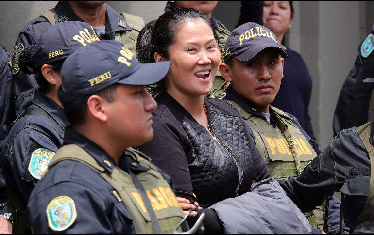 Ningún magistrado se pronunció a favor de anular la prisión, como pidió Fujimori. EFE/E. Arias