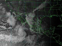 La depresión se formó a las 10:00 horas y se ubicó aproximadamente a 790 kilómetros al sur de Cabo San Lucas, Baja California Sur. ESPECIAL/CONAGUA