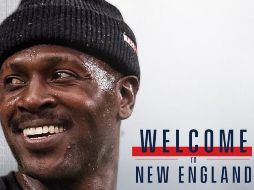 Patriots adquirió a Brown este mes en un canje con Oakland. INSTAGRAM / patriots