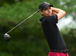 Carlos Ortiz mejoró el resultado de la primera ronda; sin embargo, no logró consolidar el buen juego sobre el green. AFP/J. Tilton