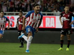 Alexis Vega anotó el único tanto de la noche con el que Chivas logra el triunfo en el Clásico tapatío. EL INFORMADOR / F. Atilano