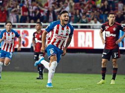 Alexis Vega fue la figura del partido de ayer en casa del Rebaño, al generar las acciones de mayor peligro y al haber conseguido el único gol en el marcador. EL INFORMADOR / F. Atilano