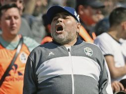 Diego Armando Maradona fue reconocido en el juego. AFP