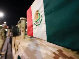 Aspectos generales previo al Desfile Cívico Militar en conmemoración a la Independencia de México. Desde temprano, los diversos contingentes que participarán en el desfile comenzaron con los preparativos. NTX / F. Estrada