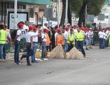 A las 7 de la mañana se informó que se concluyeron con los trabajos de limpieza en el primer cuadro de la ciudad. EL INFORMADOR / E. Barrera