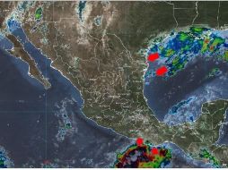 El SMN reporta dos zonas de baja presión con potencial ciclónico que podrían afectar al país. ESPECIAL/CONAGUA