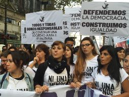 Las estadísticas de la asociación Mujeres de la Matria Latinoamericana dan cuenta de un feminicidio en Argentina cada 32 horas. NOTIMEX/Archivo