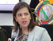 La ministra ecuatoriana del Interior, María Paula Romo, calificó de 